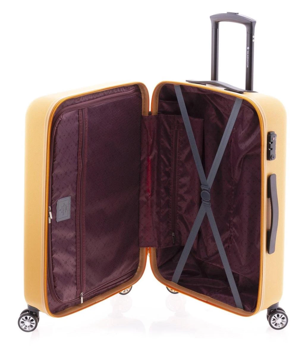 Gladiator Beetle M Spinner 68 - TSA Slot - Abrikoos Oranje 7 Gladiator Beetle M Spinner 68 - TSA Slot - Abrikoos Oranje - Afbeelding 5