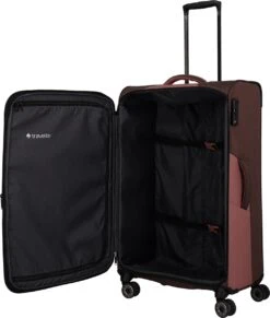 Travelite Zachte Koffer / Trolley / Reiskoffer - Viia - 77 Cm (XL) - Roze -Bagage24 Winkel 1019x1200 3