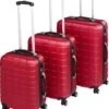 Tectake - Kofferset Trolleyset Reisset - 3-dlg Hardshell Wijnrood - 402670 2 Tectake - Kofferset Trolleyset Reisset - 3-dlg Hardshell Wijnrood - 402670 -Bagage24 Winkel 1021x1200