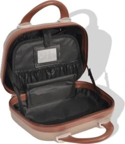 VidaXL Harde Rolkoffer Set Champagnekleurig 4-dlg -Bagage24 Winkel 1036x1200