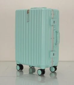 TOP AA Reis Kofferset - Trolleyset 3-delig Met TSA Slot Aluminum Frame, Kleine Cabine En Groot, ABS Luggage, (20+24+28 Inches 3 Pc Set), Roze/pink -Bagage24 Winkel 1042x1200