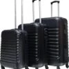 Castillo Trimix 3 Delige ABS Kofferset - Zwart -Bagage24 Winkel 1047x1200