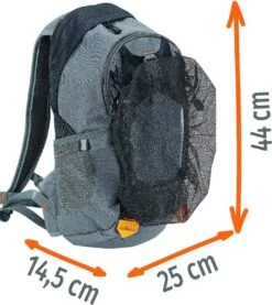 Hikemeister Rugtas - 15 Liter Rugzak Voor Motor, Fiets, Wandelen En Handbagage Backpack 15 Liter Reistas - Alle Vliegtuigmaatschappijen! - 44x25x16 Cm - Lichtgewicht