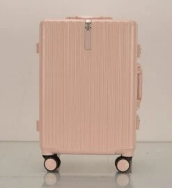 TOP AA Reis Kofferset - Trolleyset 3-delig Met TSA Slot Aluminum Frame, Kleine Cabine En Groot, ABS Luggage, (20+24+28 Inches 3 Pc Set), Roze/pink -Bagage24 Winkel 1096x1200