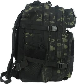 Backpack | Waterdicht | Rugzak | Rugtas | Dagrugzak | Wandelen | Hike Rugzak | Schooltas | 45 Liter | Black Camo -Bagage24 Winkel 1096x1200 5