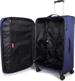 Decent D-Upright Large Koffer - 76 Cm Expandable - TSA Slot - Donkerblauw -Bagage24 Winkel 1106x1200