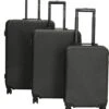 Enrico Benetti Louisville Driedelige Kofferset Hardcase - 39040 - Zwart -Bagage24 Winkel 1107x1200