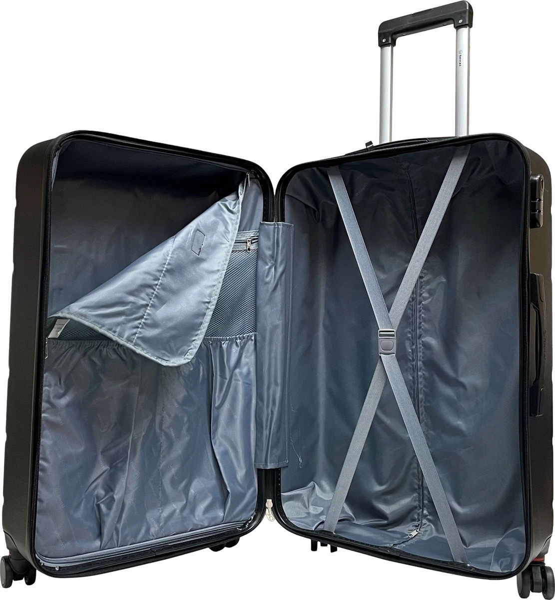 Benzi Alicante Grote Koffer 73 Cm - 90 Liter Black 8 Benzi Alicante Grote Koffer 73 Cm - 90 Liter Black - Afbeelding 6