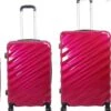Monopol - Messina - Reiskofferset 2delig - Hoogkwaliteit Polycarbonaat - Rood - Maat XS + S -Bagage24 Winkel 1135x1200
