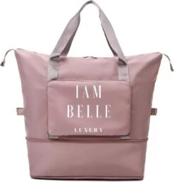 IAM BELLE Reistas Roze / Sporttas / Opvouwbare Reistas / Luiertas / Kerstcadeau