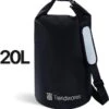 Trendwares - Drybag – Strandtas - Waterdichte Tas – Droogtas – Rugtas - Survival Outdoor Tas – 20 Liter - Zwart -Bagage24 Winkel 1152x1200 6