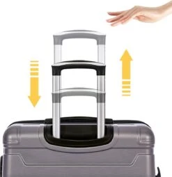 Merax 3-delig Kofferset Met TSA Slot - Trolleyset ABS 40L, 70L & 110 Liter - Grijs 15 Merax 3-delig Kofferset Met TSA Slot - Trolleyset ABS 40L, 70L & 110 Liter - Grijs -Bagage24 Winkel 1167x1200 2