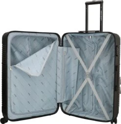 Enrico Benetti Koffer / Trolley / Reiskoffer - 75 X 46 X 25 Cm - 93 Liter - ABS - Maat L - Louisville - Zwart 12 Enrico Benetti Koffer / Trolley / Reiskoffer - 75 X 46 X 25 Cm - 93 Liter - ABS - Maat L - Louisville - Zwart -Bagage24 Winkel 1176x1200 2