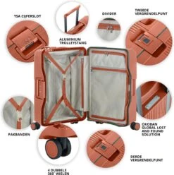 CarryOn Protector Luxe 3-delige Kofferset - Trolleyset Met TSA-kliksloten - Terra -Bagage24 Winkel 1193x1200 6