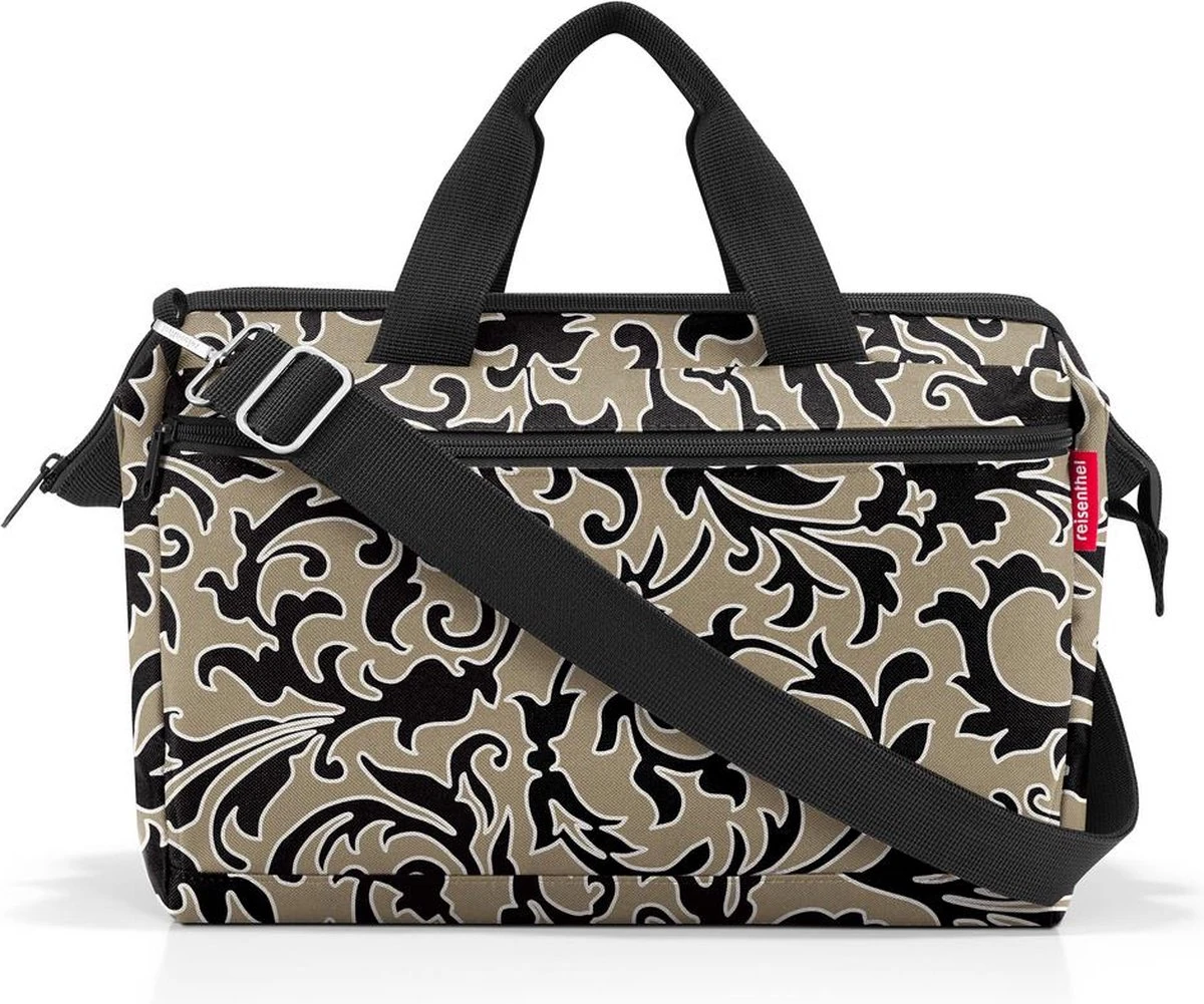 Reisenthel Allrounder S Pocket Reistas - 11L - Baroque Marble Zwart 3 Reisenthel Allrounder S Pocket Reistas - 11L - Baroque Marble Zwart