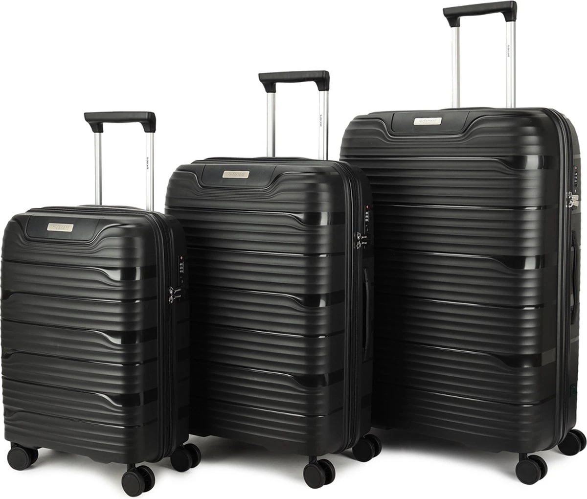 Decent EXPLORER PP Trolley 77 Cm - 106 Liter - TSA Slot - Black 11 Decent EXPLORER PP Trolley 77 Cm - 106 Liter - TSA Slot - Black - Afbeelding 9