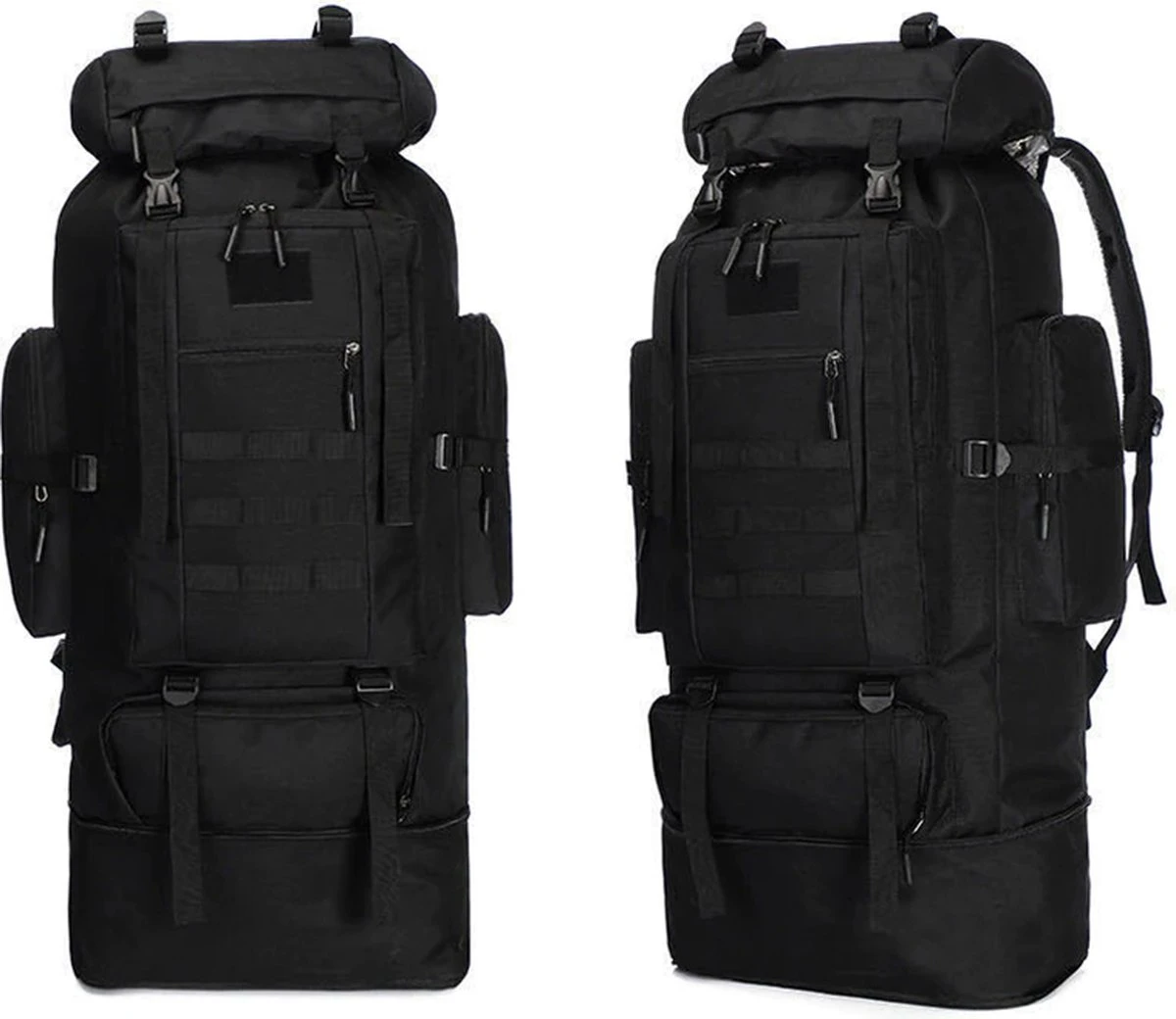 IBright XXL Tactical Backpack 100 Liter - Tactische Rugzak -Militaire Rugzak - Waterdicht - Zwart 3 IBright XXL Tactical Backpack 100 Liter - Tactische Rugzak -Militaire Rugzak - Waterdicht - Zwart