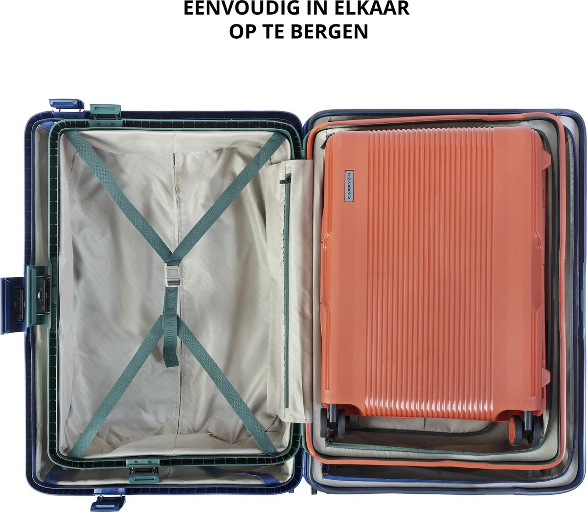CarryOn Protector Luxe 3-delige Kofferset - Trolleyset Met TSA-kliksloten - Zwart 7 CarryOn Protector Luxe 3-delige Kofferset - Trolleyset Met TSA-kliksloten - Zwart - Afbeelding 5