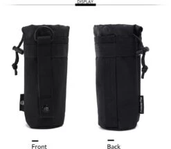 Merkloos Zwart Protector Plus Unisex Duurzame Nylon Kettle Bag Voor 550ML Drink Wandelen, Survival, Air-soft, Paintball | Beschermhoes Waterfles/drinkfles | X000KQ1011 -Bagage24 Winkel 1200x1048 2