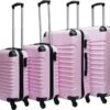 Castillo Quadrant 4 Delige ABS Kofferset - Soft Pink -Bagage24 Winkel 1200x1052 1