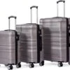 Merax 3-delig Kofferset Met TSA Slot - Trolleyset ABS 40L, 70L & 110 Liter - Grijs 1 Merax 3-delig Kofferset Met TSA Slot - Trolleyset ABS 40L, 70L & 110 Liter - Grijs -Bagage24 Winkel 1200x1057