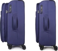 Decent D-Upright Large Koffer - 76 Cm Expandable - TSA Slot - Donkerblauw -Bagage24 Winkel 1200x1061