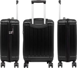 Travelsuitcase - Parma- Losse Reiskoffer - Polycarbonaat- Zwart - Hoogglans - Maat S / 42 Liter -Bagage24 Winkel 1200x1065 2