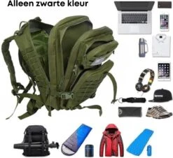 Merkloos Militaire Rugzak | 50L | Tactical Backpack | Leger Rugzak | Outdoor Rugzak | Rugzak -Bagage24 Winkel 1200x1099 2