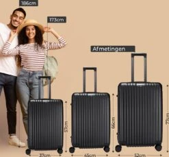 Royal Swiss - Reis Koffer - 76cm - Cijferslot- Lichtgewicht Koffer - 4 Wielen- Zwart 17 Royal Swiss - Reis Koffer - 76cm - Cijferslot- Lichtgewicht Koffer - 4 Wielen- Zwart -Bagage24 Winkel 1200x1114 10