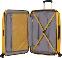 American Tourister Reiskoffer - Bon Air Dlx Spinner 75/28 Tsa Exp (Large) Light Yellow -Bagage24 Winkel 1200x1115