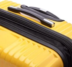 Tesla PC - Reiskoffer - 65 Cm - 4 Wielen - Geel -Bagage24 Winkel 1200x1124 3