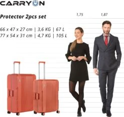 CarryOn Protector Luxe Kofferset - TSA Trolleyset M+L Formaat Met Kliksloten - Terra 13 CarryOn Protector Luxe Kofferset - TSA Trolleyset M+L Formaat Met Kliksloten - Terra -Bagage24 Winkel 1200x1130 1