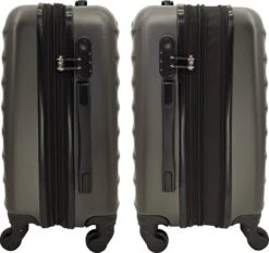 SB Travelbags 'Expandable' Bagage Koffer 65cm- Donker Grijs -Bagage24 Winkel 1200x1130 4