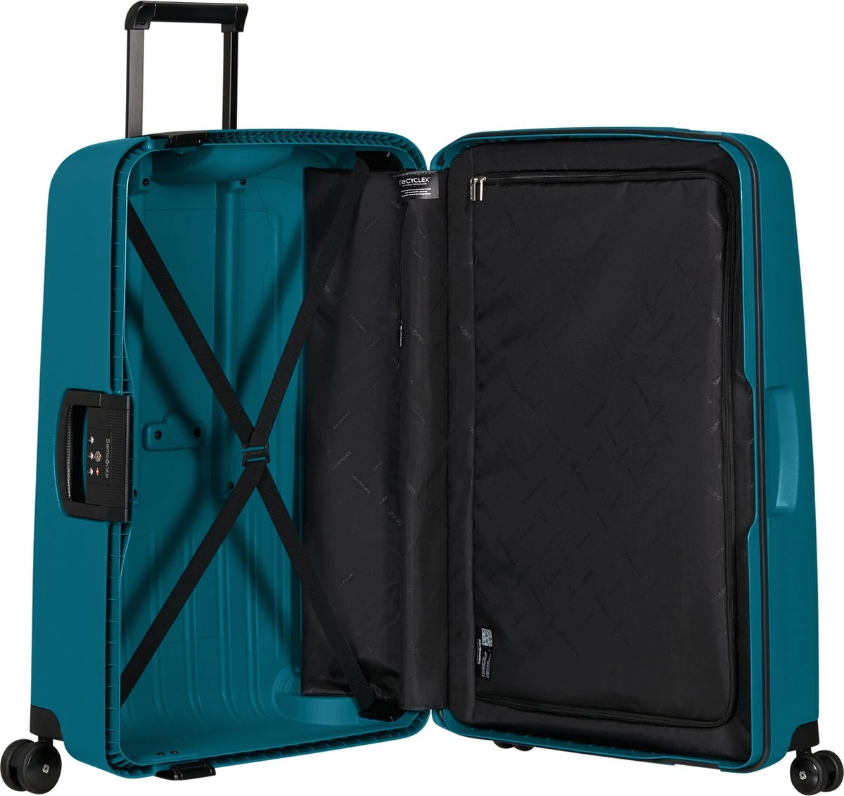 Samsonite Reiskoffer - S'Cure Spinner 75/28 - Petrol Blue 6 Samsonite Reiskoffer - S'Cure Spinner 75/28 - Petrol Blue - Afbeelding 4