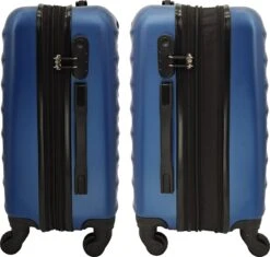 SB Travelbags Kofferset - 2 Delige 'Expandable' Koffer - Blauw - 65cm/55cm -Bagage24 Winkel 1200x1141