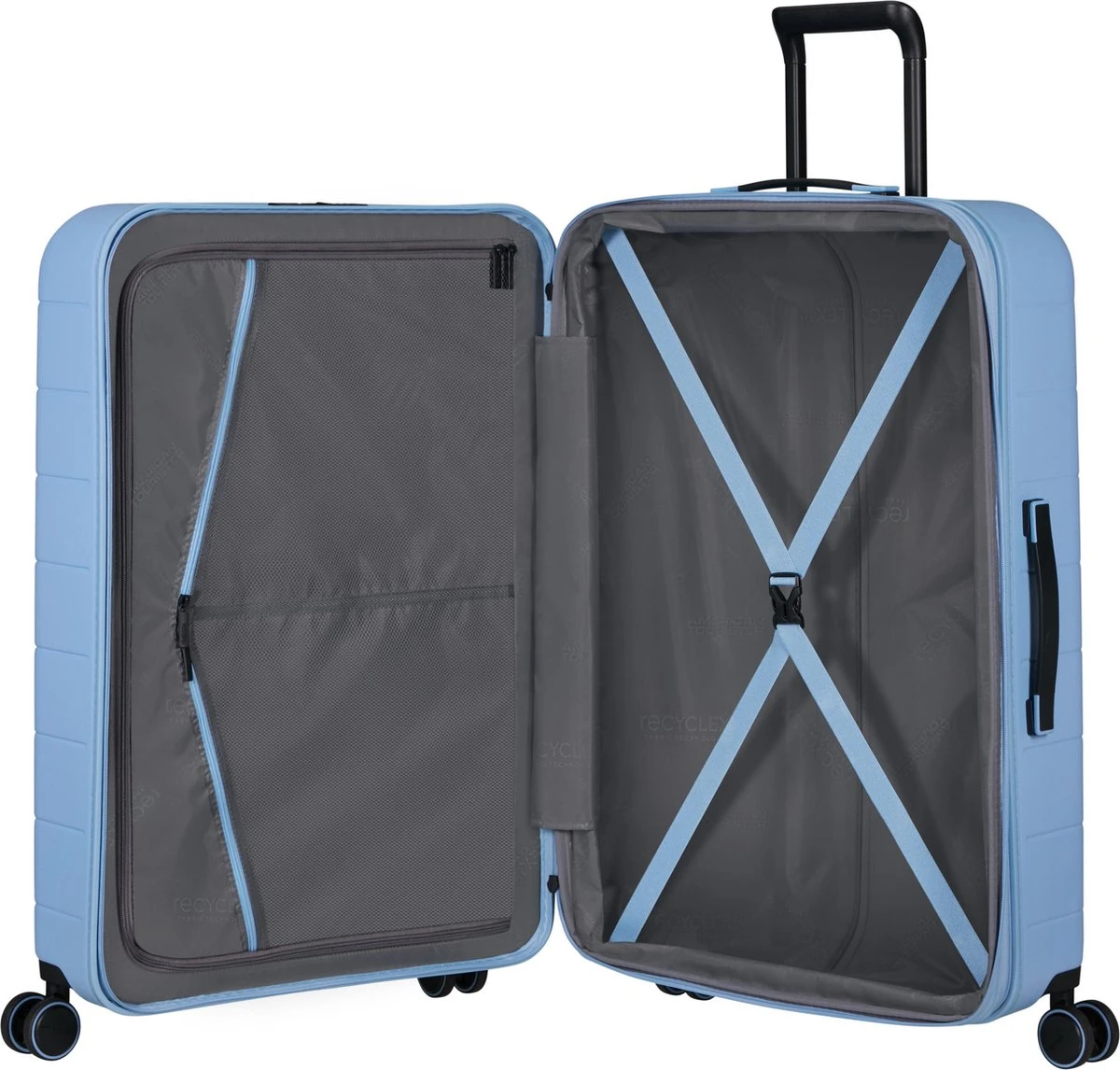 American Tourister Reiskoffer - Novastream Spinner 77/28 Tsa Exp (Large) Pastel Blue 6 American Tourister Reiskoffer - Novastream Spinner 77/28 Tsa Exp (Large) Pastel Blue - Afbeelding 4