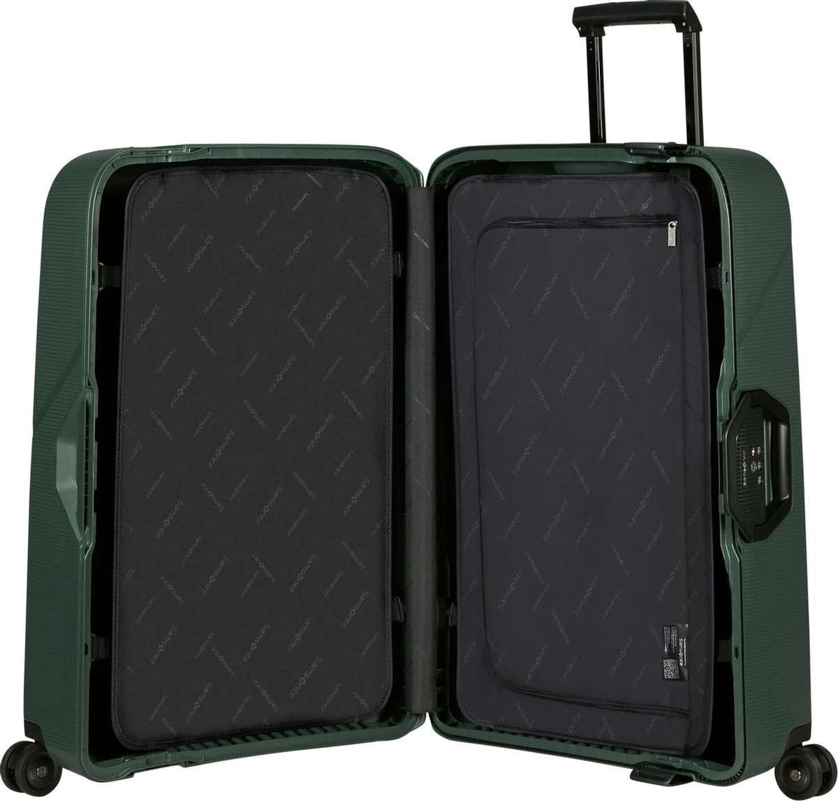 Samsonite Reiskoffer - Magnum Eco Spinner 75/28 (Medium) Forest Green 6 Samsonite Reiskoffer - Magnum Eco Spinner 75/28 (Medium) Forest Green - Afbeelding 4