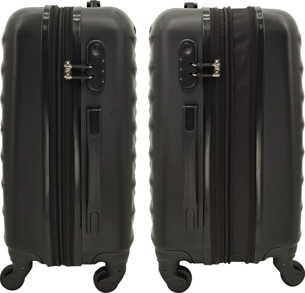 SB Travelbags Kofferset - 2 Delige 'Expandable' Koffer - Zwart - 65cm/55cm 6 SB Travelbags Kofferset - 2 Delige 'Expandable' Koffer - Zwart - 65cm/55cm - Afbeelding 4