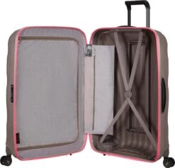 Samsonite Reiskoffer - C-Lite Spinner Uitbreidbaar (4 Wielen) 75 Cm - Pearl/Fuchsia - 2.8 Kg -Bagage24 Winkel 1200x1153