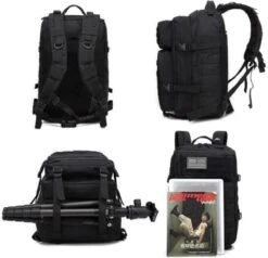 Merkloos Militaire Rugzak | 50L | Tactical Backpack | Leger Rugzak | Outdoor Rugzak | Rugzak -Bagage24 Winkel 1200x1155 7