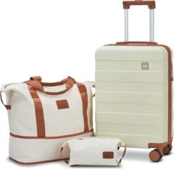 Merkloos Luxe Kofferset – Duurzaam – Premium Kwaliteit – Universeel – Reiskoffer