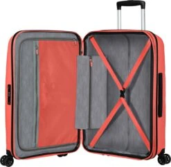 American Tourister Reiskoffer - Bon Air Dlx Spinner 66/24 Tsa Uitbreidbaar (Medium) Flash Coral -Bagage24 Winkel 1200x1169 11