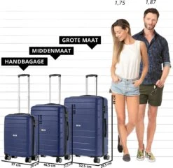 TravelZ Big Bars Kofferset - Trolleyset 3-delig Met TSA-slot - Blauw 13 TravelZ Big Bars Kofferset - Trolleyset 3-delig Met TSA-slot - Blauw -Bagage24 Winkel 1200x1169