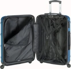 Princess Traveller Madeira - Reiskoffer - Donkerblauw - M - 66cm -Bagage24 Winkel 1200x1177