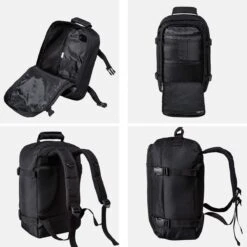 CabinMax Metz Reistas – Handbagage 20L – Rugzak – Schooltas - 40x25x20 Cm – Compact Backpack – Lichtgewicht – Zwart -Bagage24 Winkel 1200x1198 8
