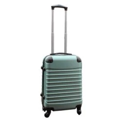 Travelerz Kofferset 2 Delig ABS Handbagage Koffers - Met Cijferslot - 39 Liter - Zilver - Groen -Bagage24 Winkel 1200x1200 130