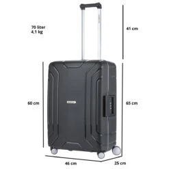 CarryOn Steward TSA Reiskoffer - 65cm Trolley Met Kliksloten - Dubbele Wielen - Zwart 23 CarryOn Steward TSA Reiskoffer - 65cm Trolley Met Kliksloten - Dubbele Wielen - Zwart -Bagage24 Winkel 1200x1200 426