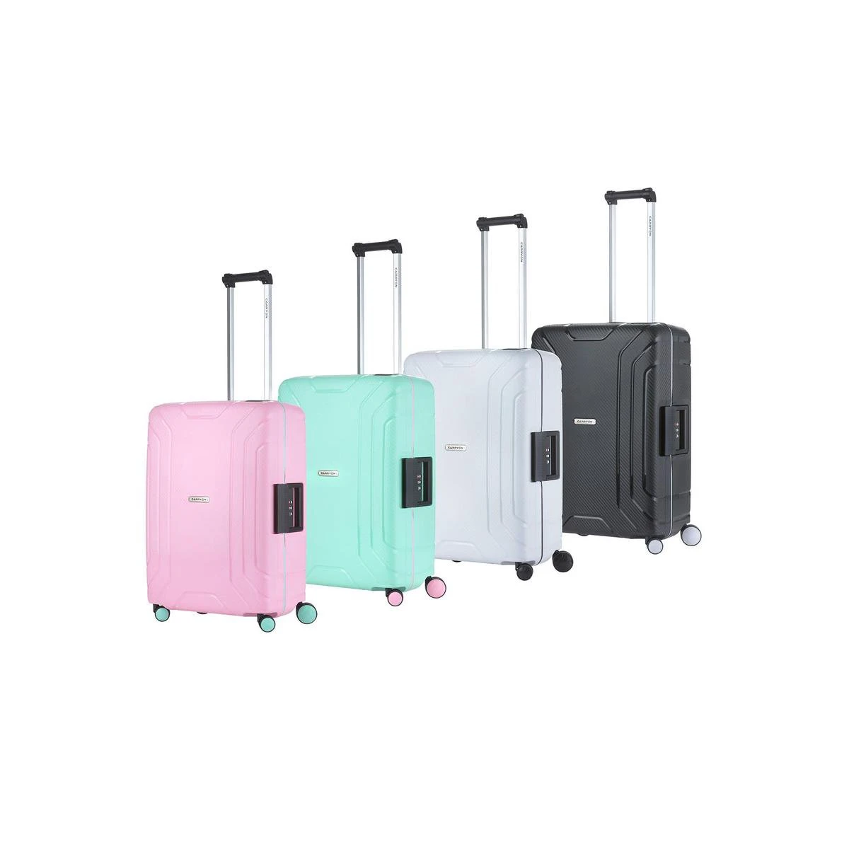 CarryOn Steward TSA Reiskoffer - 65cm Trolley Met Kliksloten - Dubbele Wielen - Zwart 13 CarryOn Steward TSA Reiskoffer - 65cm Trolley Met Kliksloten - Dubbele Wielen - Zwart - Afbeelding 11