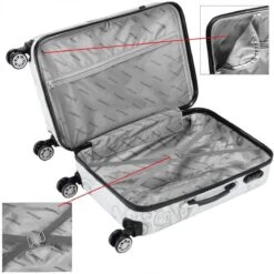 Monzana Hardcase Koffer Vlinder XL - Polycarbonaat 89L 75x49x29cm -Bagage24 Winkel 1200x1200 452