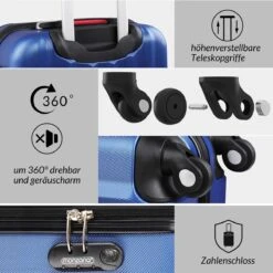 Deuba Hard Case Koffer Baseline L Navyblauw -Bagage24 Winkel 1200x1200 552